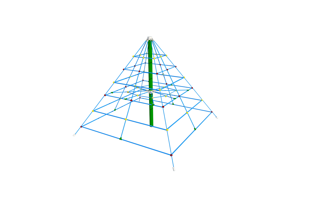 Urządzenie linowe Piramida duża