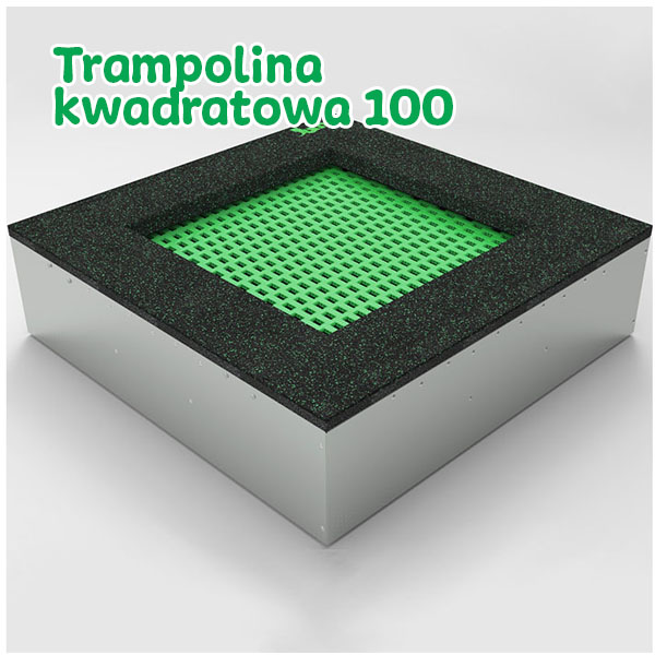 Trampolina kwadratowa 100