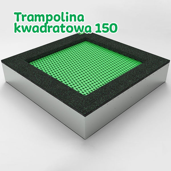 Trampolina kwadratowa 150