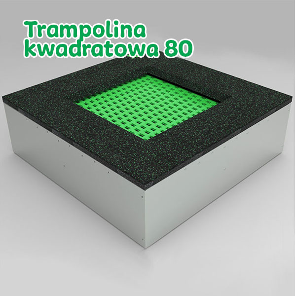 Trampolina kwadratowa 80