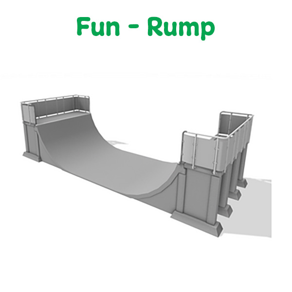 Urządzenie skateparku fun - ramp