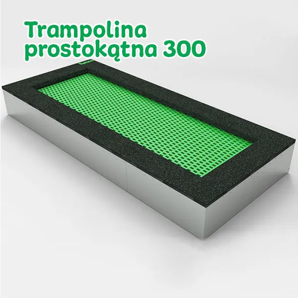 Trampolina prostokątna 100 x 300